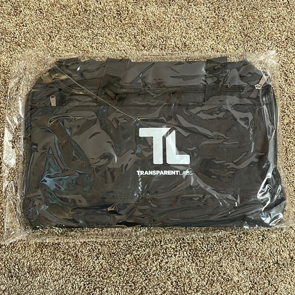 Transparent labs gym bag